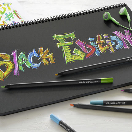 Faber Castell FC-116424 Kleurpotloden Black Edition In Etui 24 Stuks
