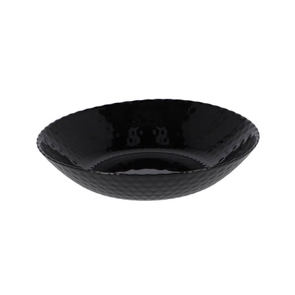 Diep Bord Pampille 20 cm Glas/Zwart