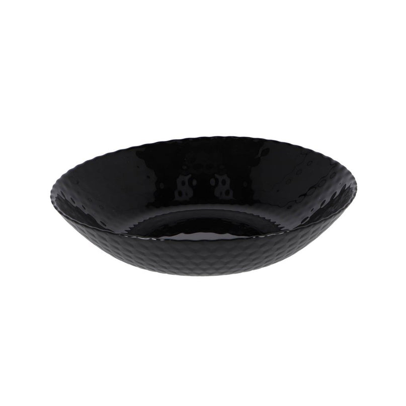 Diep Bord Pampille 20 cm Glas/Zwart