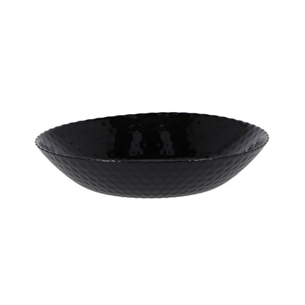 Diep Bord Pampille 20 cm Glas/Zwart