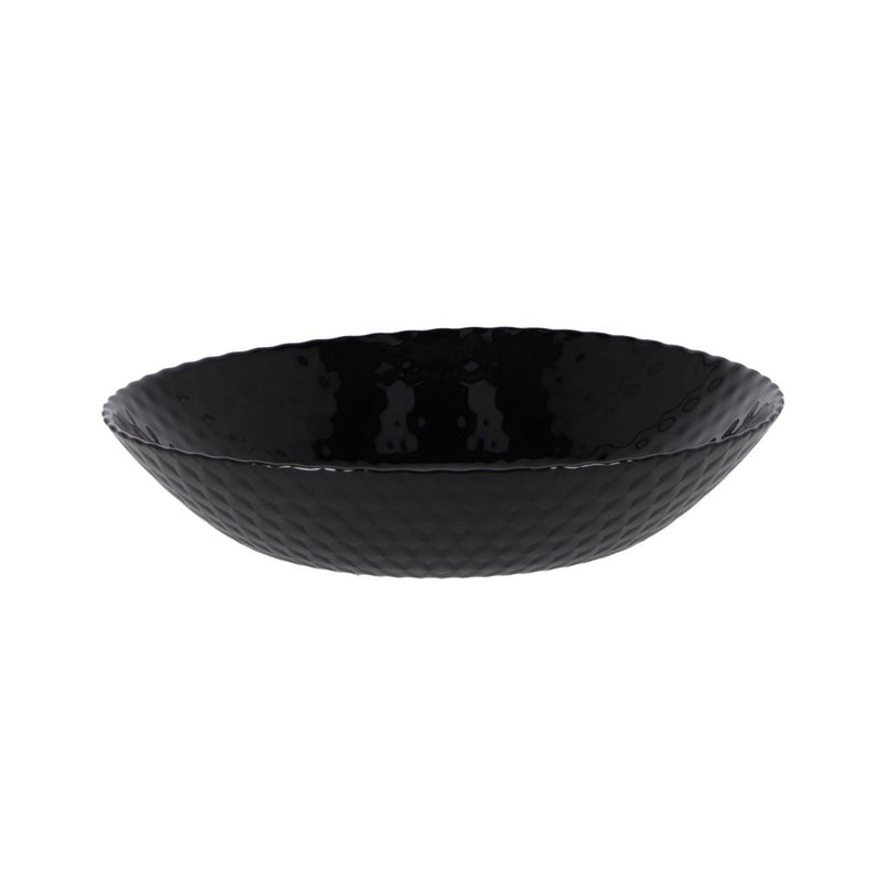 Diep Bord Pampille 20 cm Glas/Zwart