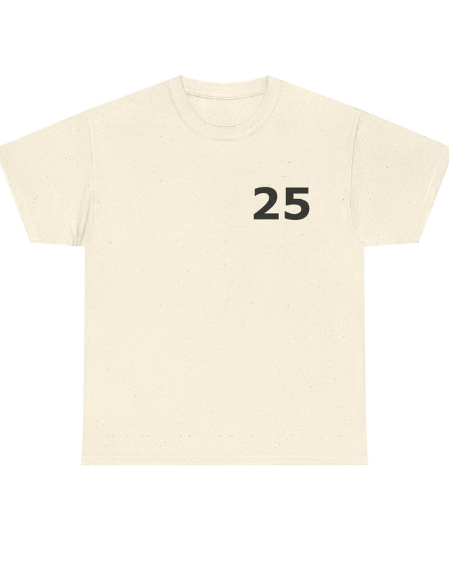 T-Shirt - Number 25 for Casual Wear