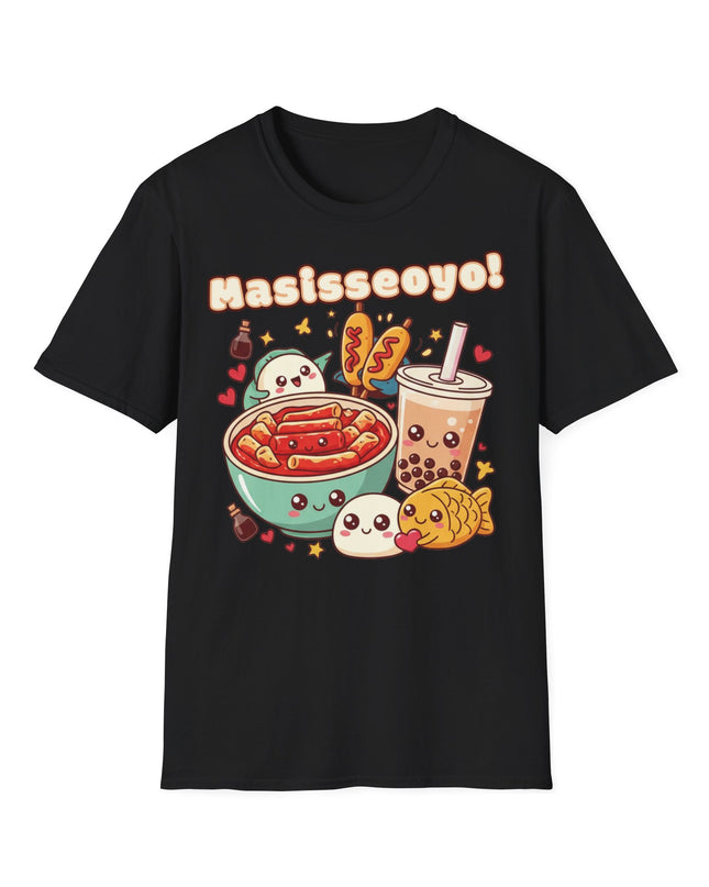 Dames T-shirt katoen - Masisseoyo Korean Snack Tee