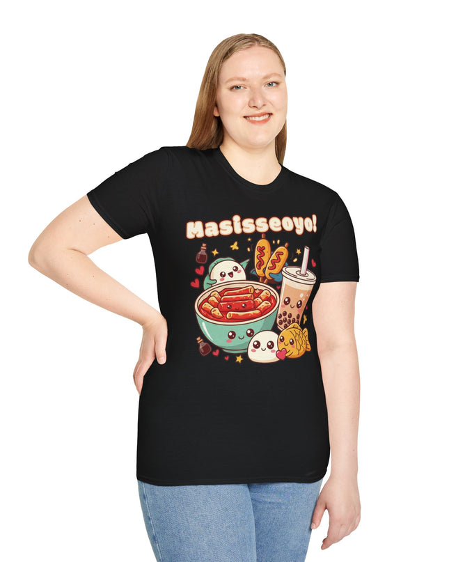 Dames T-shirt katoen - Masisseoyo Korean Snack Tee