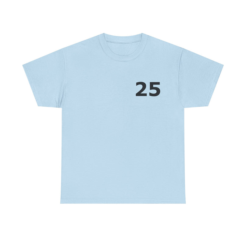T-Shirt - Number 25 for Casual Wear