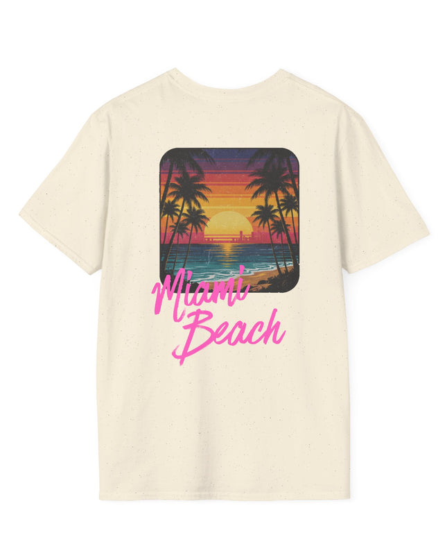 Heren T-shirt - Miami Beach Misocozy