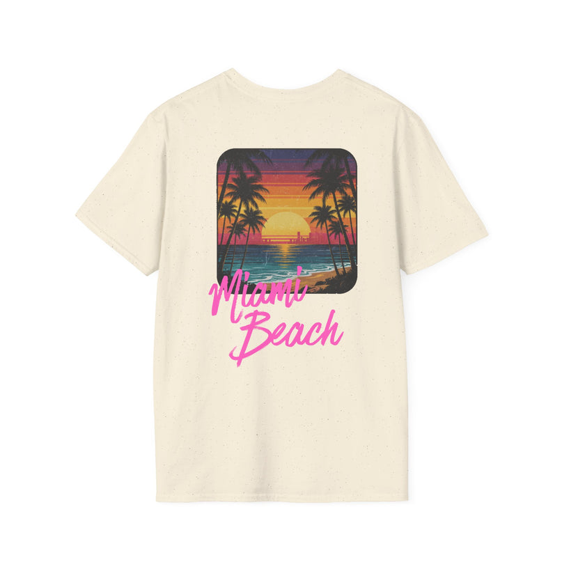 Heren T-shirt - Miami Beach Misocozy