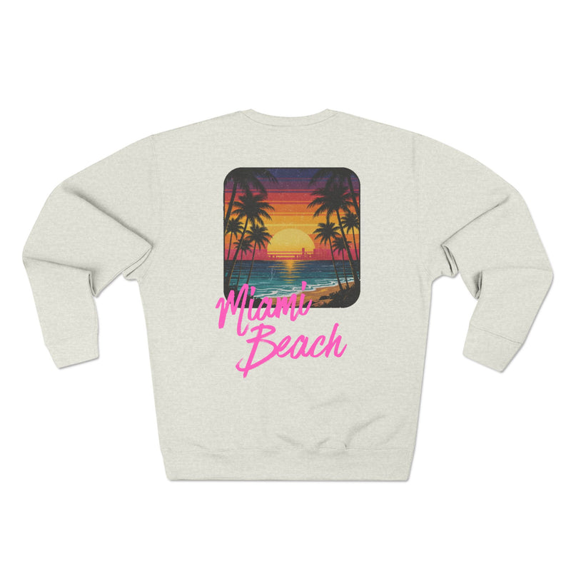 Miami Beach Sweater Oatmeal Heather Back 