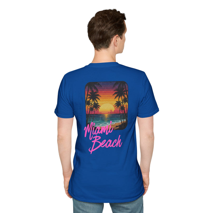 Heren T-shirt - Miami Beach Misocozy