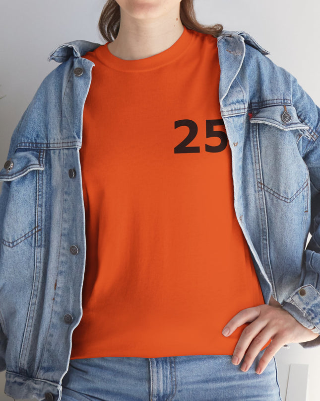 T-Shirt - Number 25 for Casual Wear