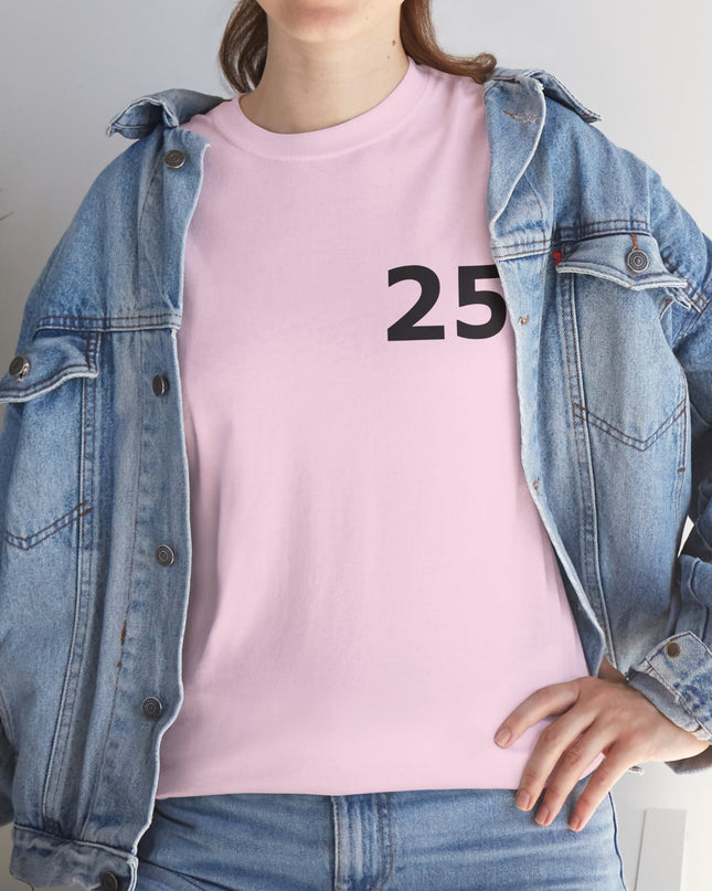 T-Shirt - Number 25 for Casual Wear
