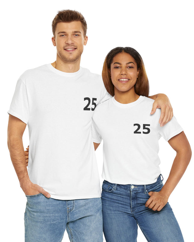 T-Shirt - Number 25 for Casual Wear