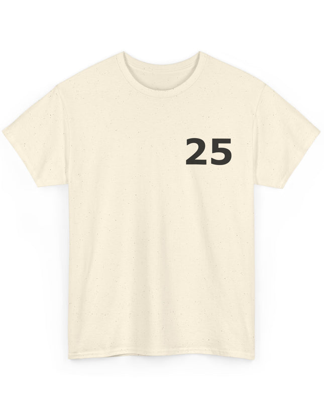 T-Shirt - Number 25 for Casual Wear