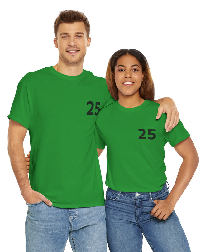 T-Shirt - Number 25 for Casual Wear