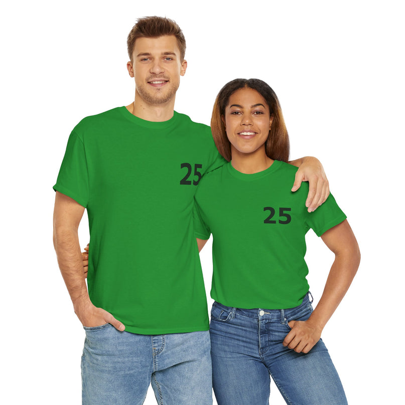 T-Shirt - Number 25 for Casual Wear