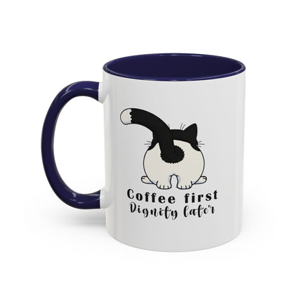 Koffiemok Wit Keramiek – Coffee first