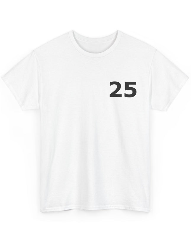 T-Shirt - Number 25 for Casual Wear