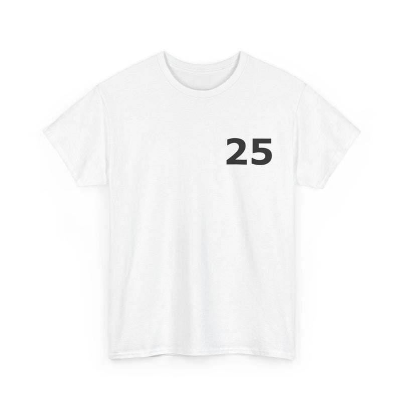 T-Shirt - Number 25 for Casual Wear