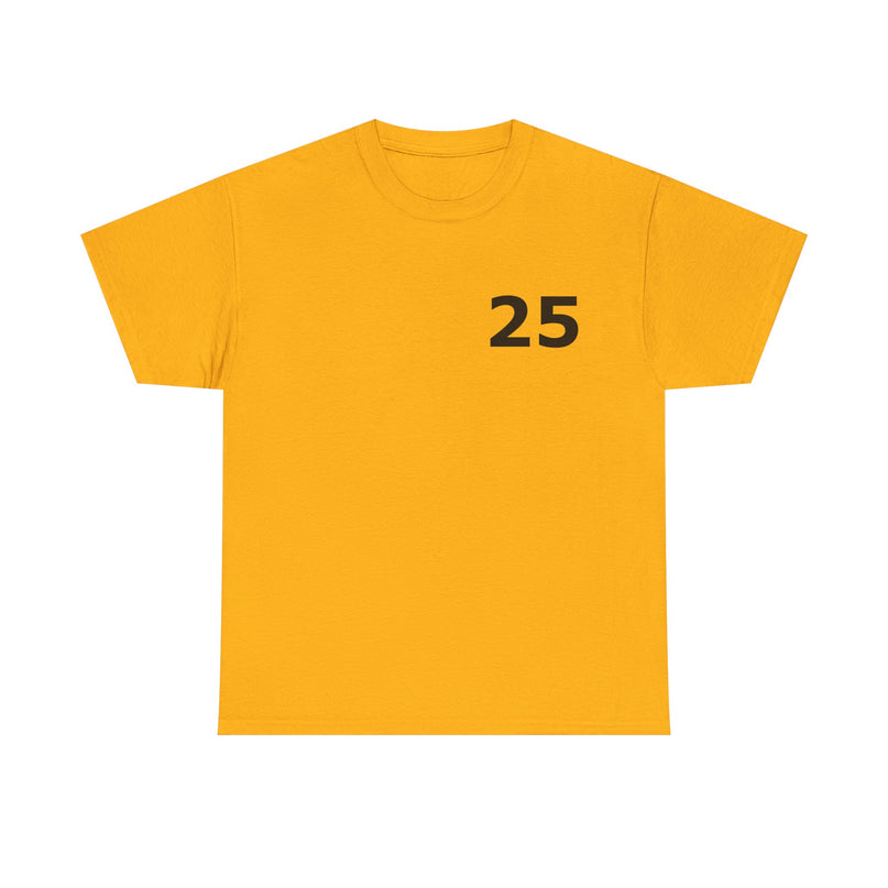 T-Shirt - Number 25 for Casual Wear