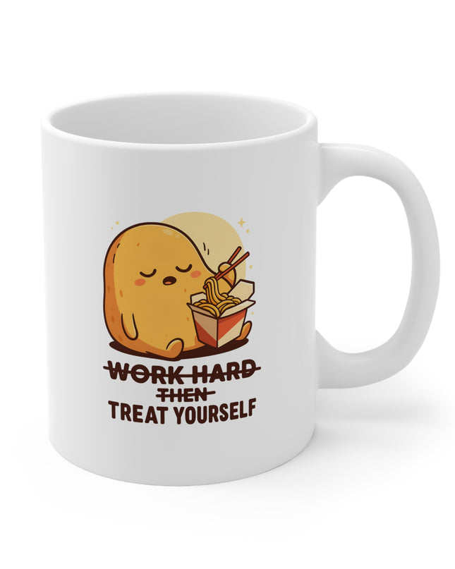 Koffiemok Keramiek - Hard Working Koffiemok