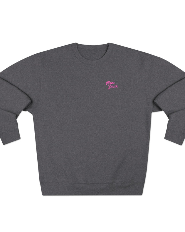 Miami Beach Sweater Charcoal Heather  Front