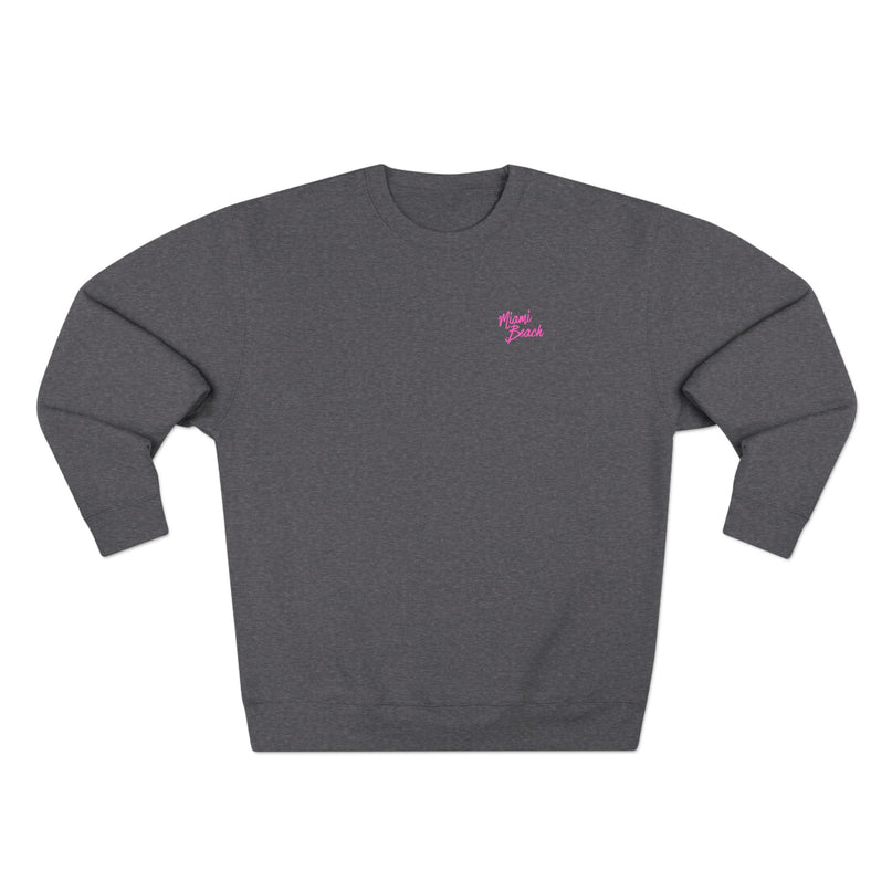 Miami Beach Sweater Charcoal Heather  Front