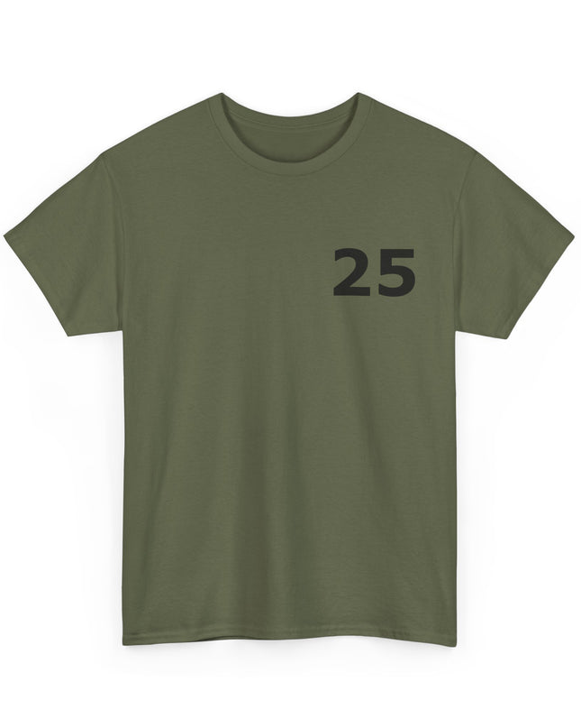 T-Shirt - Number 25 for Casual Wear