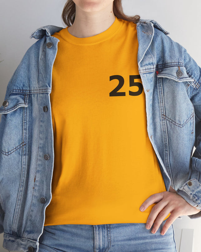 T-Shirt - Number 25 for Casual Wear