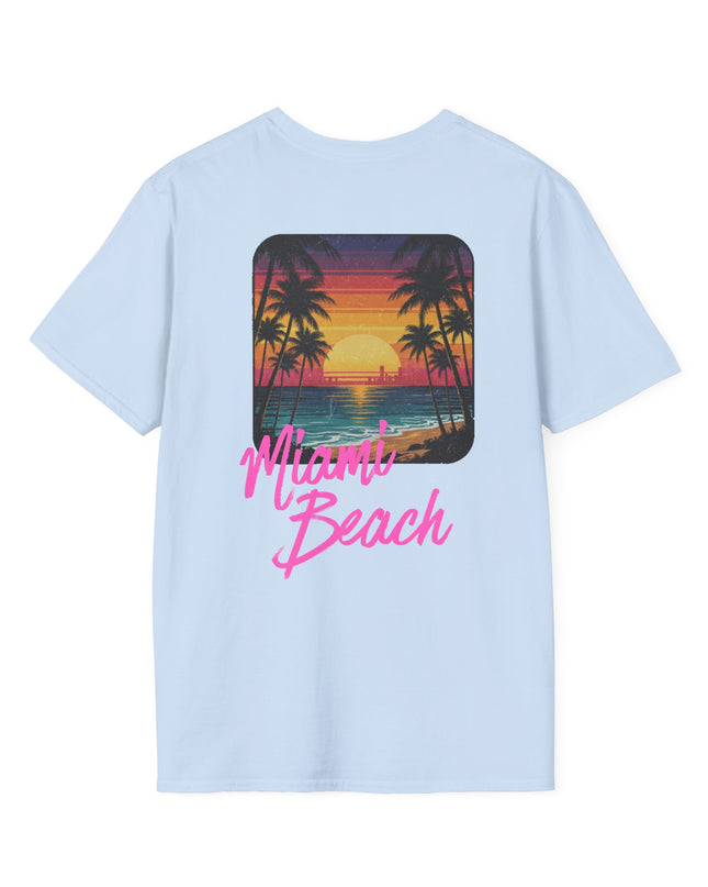 Heren T-shirt - Miami Beach Misocozy