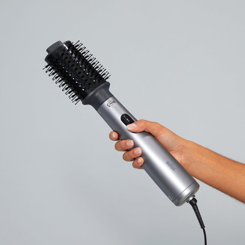 Braun AS4.3 BRAS430E F&ouml;hnborstel 1000W Zwart/Zilver