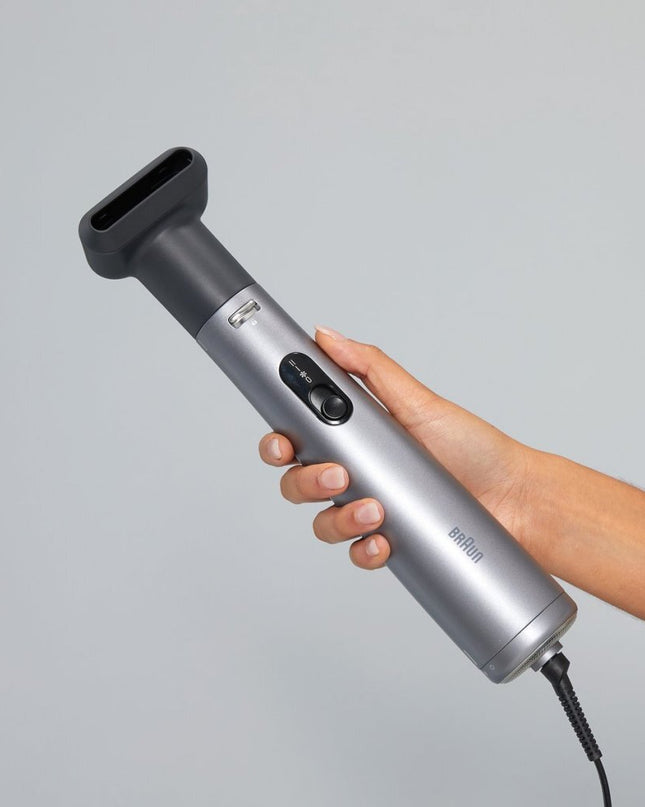 Braun AS4.3 BRAS430E F&ouml;hnborstel 1000W Zwart/Zilver