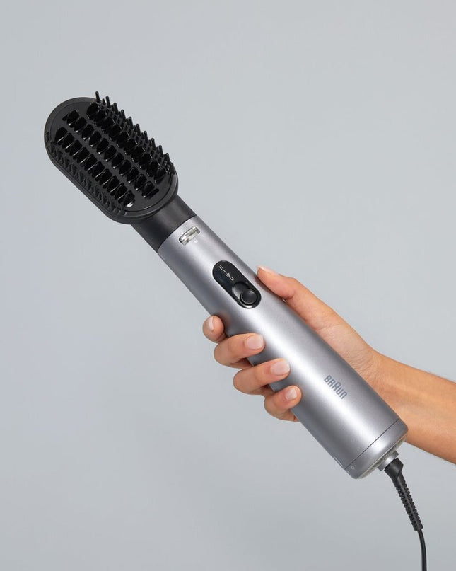 Braun AS4.3 BRAS430E F&ouml;hnborstel 1000W Zwart/Zilver