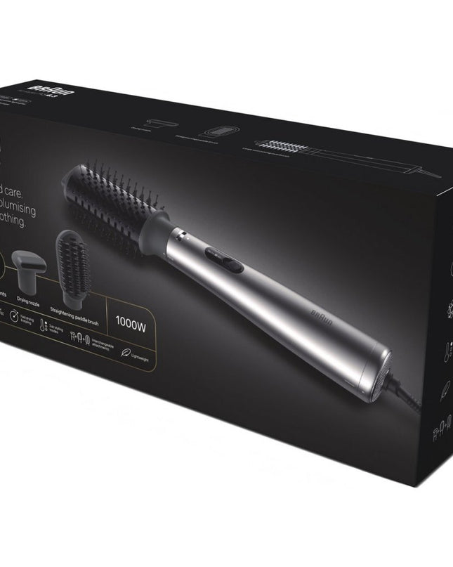 Braun AS4.3 BRAS430E F&ouml;hnborstel 1000W Zwart/Zilver