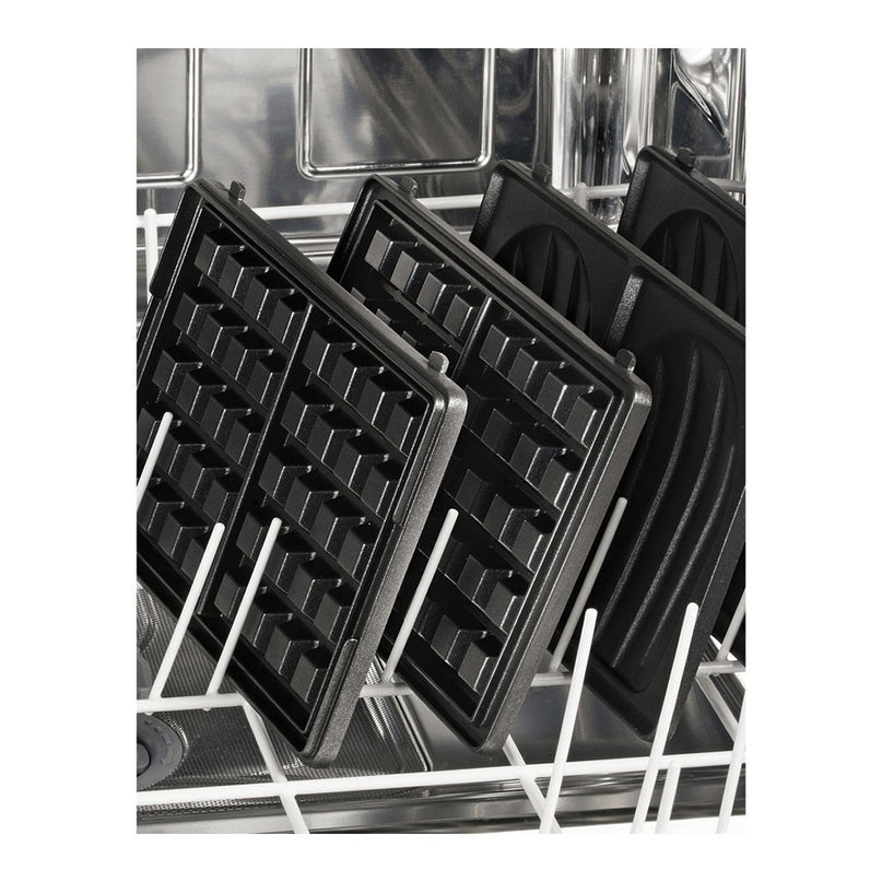 Tefal SW852D Snack Collection Wafelijzer Zwart/RVS