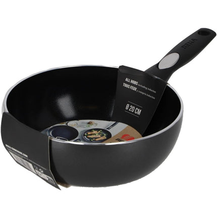 Beka Pro Induc Wokpan 20 cm Zwart