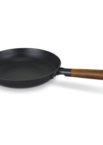 Beka Mandala Koekenpan met Houten Steel 24 cm Zwart