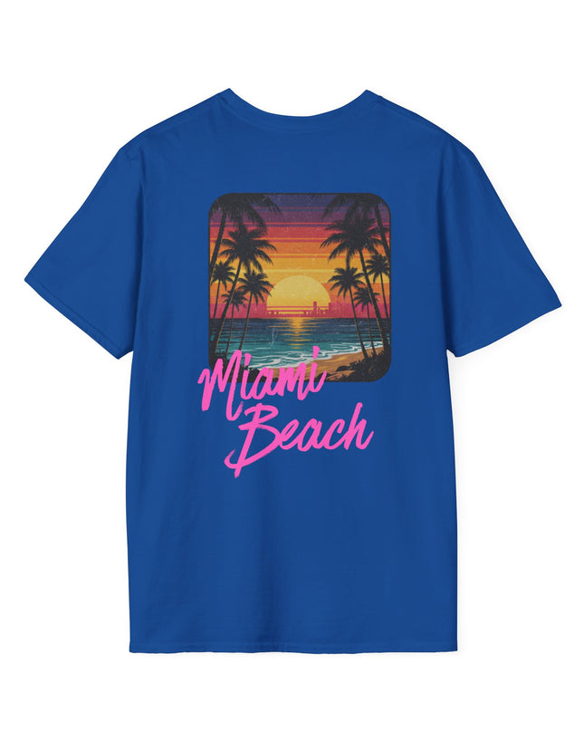 Heren T-shirt - Miami Beach Misocozy