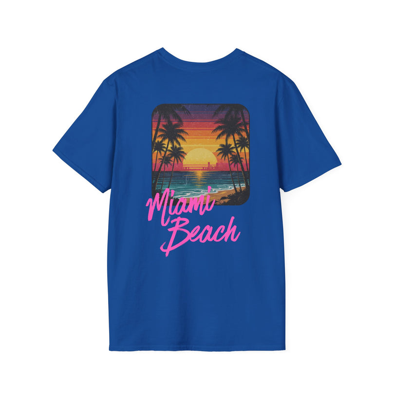 Heren T-shirt - Miami Beach Misocozy