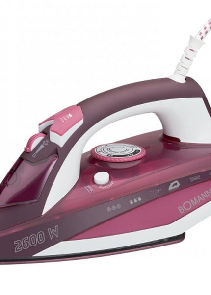 Bomann DB 6005 CB Stoomstrijkijzer 2600W Paars/Wit