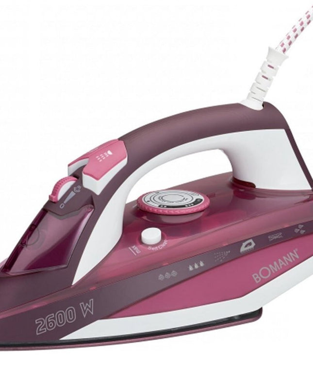 Bomann DB 6005 CB Stoomstrijkijzer 2600W Paars/Wit