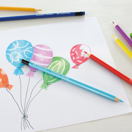 Faber Castell FC-116612 Kleurpotlood Uitgumbaar Etui 12 Stuks