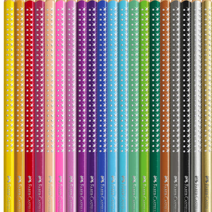 Faber Castell FC-201641 Sparkle Set Faber-Castell 20x Kleurpotloden En 1x Mini Puntenslijper