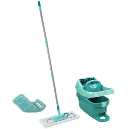 Leifheit 55167 Profi Vloerwisser XL 42 cm Compleet Systeem met Wieltjes Micro Duo + Static Plus