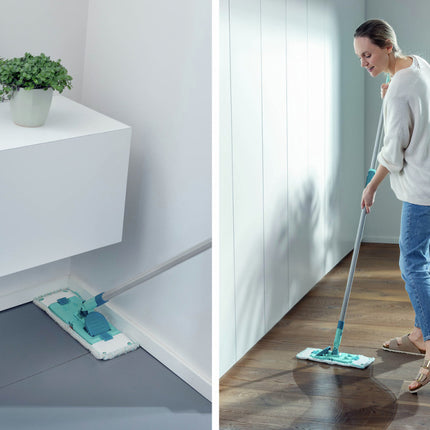 Leifheit 55512 Powerclean M 33cm Vloerwisser met Telescoopsteel 88-145cm