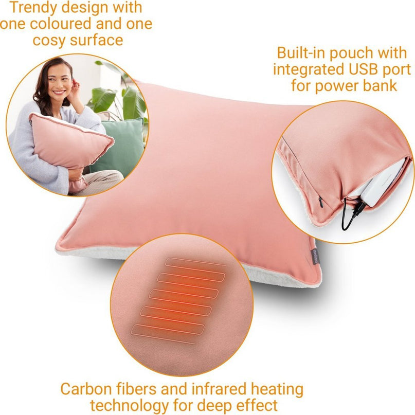 Medisana HC 100 Warmtekussen 40x40 cm Roze/Wit