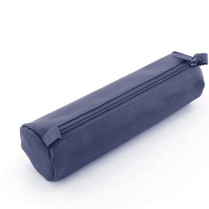 Juscha JU-43139 Pennenetui Alassio Echt Leer Blauw 21x6cm