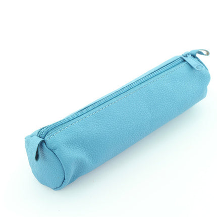 Juscha JU-43143 Pennenetui Alassio Echt Leer Turquoise 21x6cm