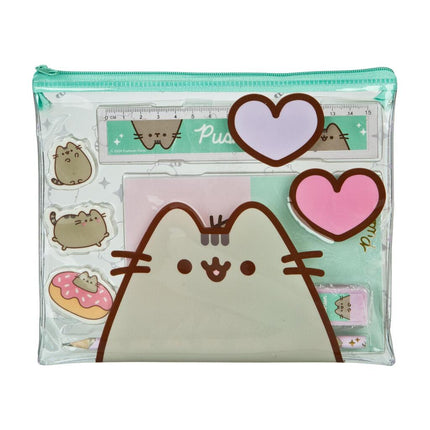 Pusheen Notitie Set in Etui Mint/Roze
