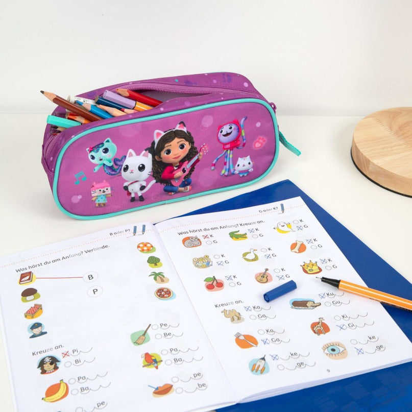 Gabby's Dollhouse Etui Paars/Blauw
