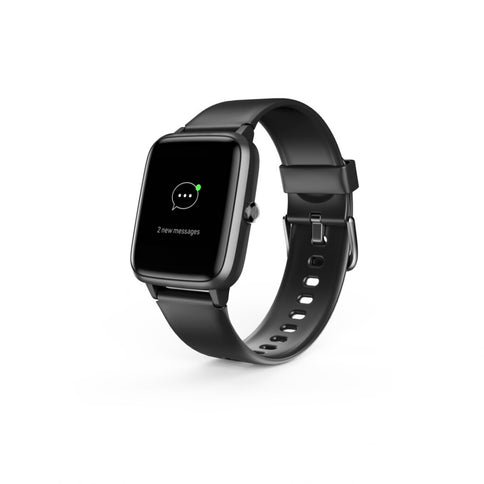 Hama Smartwatch Fit Watch 5910 GPS Waterdicht Hartslag Calorieën Zwart